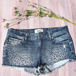 Pink Victoria Secret Jean Shorts